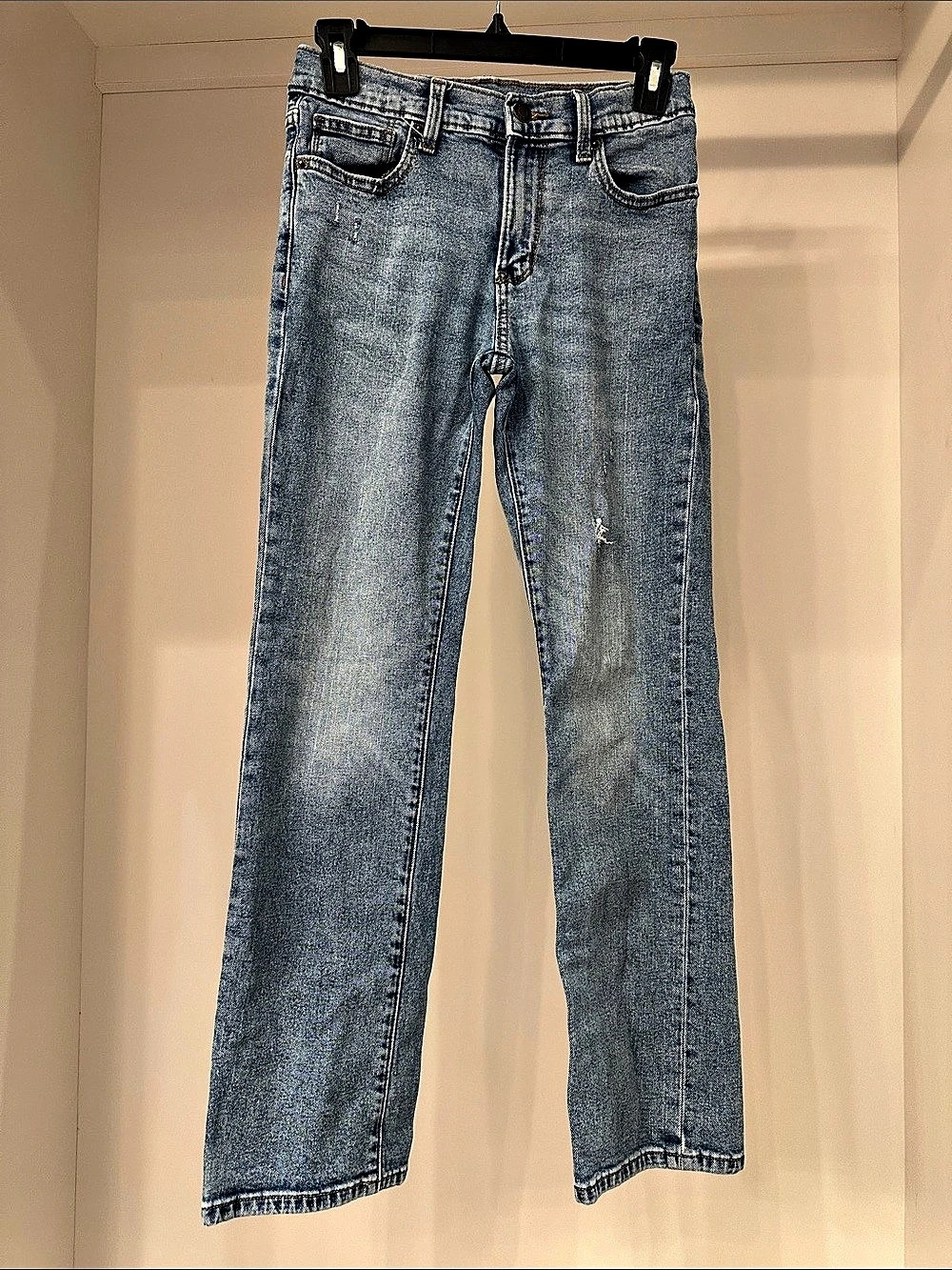 Old Navy size 12 Built-In Flex Straight Jeans Blue Like new